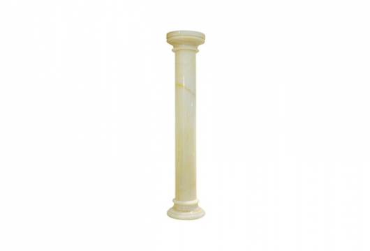 Natural stone column